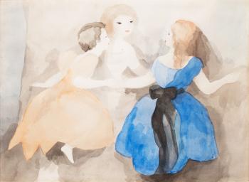 Trois fillettes dansant by 
																	Marie Laurencin
