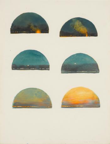 Lunette Studies, 1986 by 
																	Mark Innerst