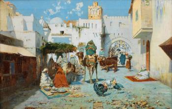 The souk, Tangier by 
																	Jose Navarro Llorens