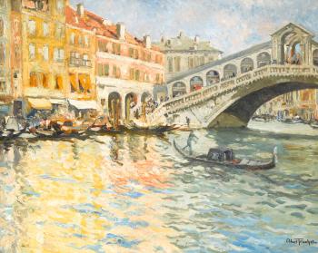 Rialto, Venice by 
																	Louis Abel-Truchet