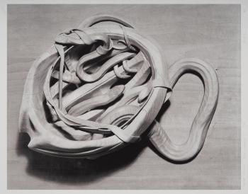 Here Comes The Snakes, 2005, by 
																	Ricky Swallow
