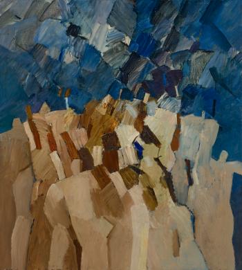 Crowd Assembling I by 
																	Keith Vaughan