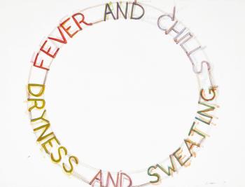 Fever and Chills Dryness and Sweating by 
																	Bruce Nauman
