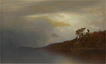 Storm Over Lake George by 
																	Alexander H Wyant