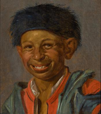 Laughing fisherboy by 
																	Frans Hals