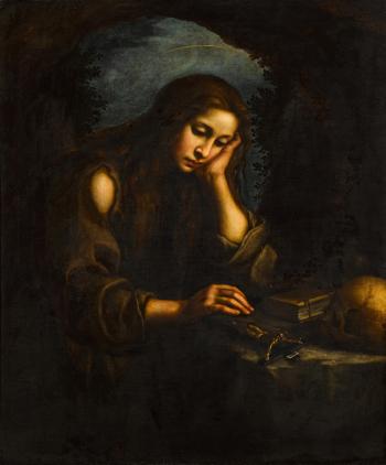 The Penitent Magdalene by 
																	Francesco Curradi