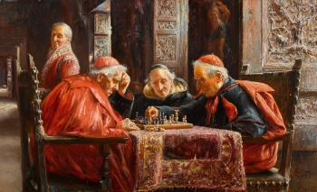 The Game of Chess by 
																	Jose Gallegos y Arnosa
