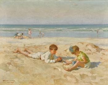 On the Beach by 
																	Charles Garabed Atamian