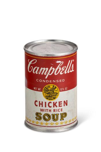 Campbell's Soup Can (Chicken with Rice) by 
																	Andy Warhol