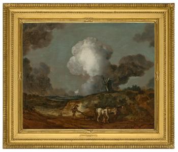 The Suffolk Plough by 
																	Thomas Gainsborough