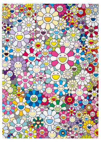 An Homage to Yves Klein, Multicolor C by 
																	Takashi Murakami