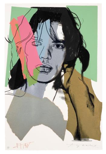 Mick Jagger: one print by 
																	Andy Warhol