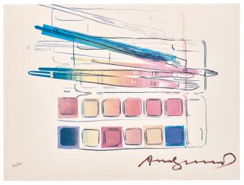 Watercolor Paint Kit with Brushes by 
																	Andy Warhol