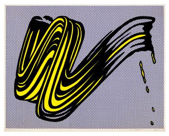 Brushstroke by 
																	Roy Lichtenstein