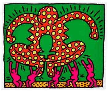 The Fertility Suite: one print by 
																	Keith Haring
