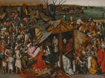 Adoration of the Magi by 
																	Pieter Brueghel
