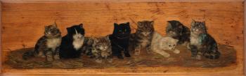 A kindle of kittens ) by 
																	Bessie Bamber
