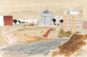 Townscape by 
																	John Piper