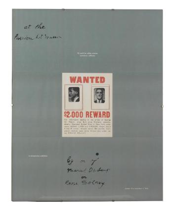 A Poster Within a Poster  Offset by 
																	Marcel Duchamp