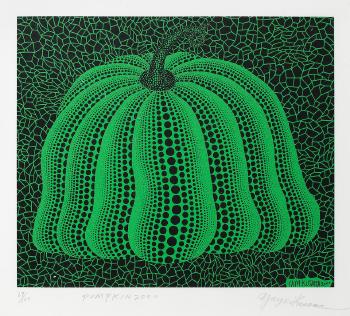 Pumpkin 2000 (Green) by 
																	Yayoi Kusama