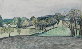 Spring Landscape, Iver Heath by 
																	John Northcote Nash