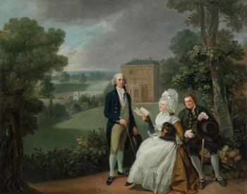 The Sayer Family of Richmond by 
																	Johann Zoffany