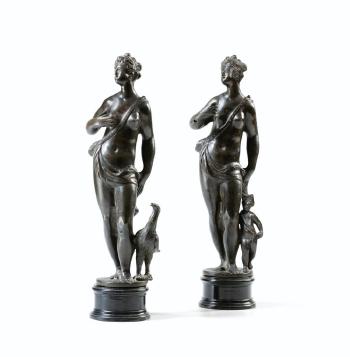 Venus and Juno by 
																	Girolamo Campagna