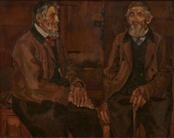 Two men at the bar by 
																	Raphy Dalleves