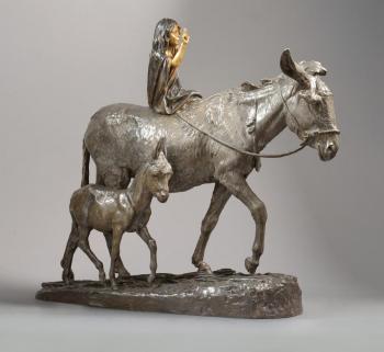 Le Christ enfant sur un ne (The Young Christ on a donkey) by 
																	Jean Leon Gerome