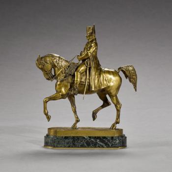 Napoleon I on Horseback by 
																	Emmanuel Fremiet