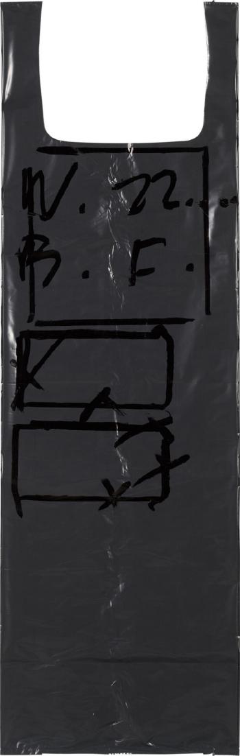 Untitled (Garbage Bag Grey 4) by 
																	Matias Faldbakken