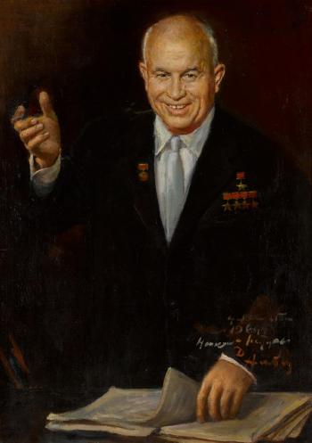 Portrait of Nikita Khrushchev by 
																	Dmitri A Nalbandian