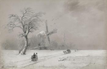 Winter in Ukraine by 
																	Ivan Konstantinovich Aivazovsky