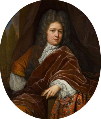 Portrait of a gentleman, probably a member of the Van Bredehoff family by 
																	Jan van Haensbergen