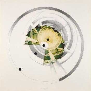 Komposition mit Kuppelfragmenten by 
																	Jan Dibbets