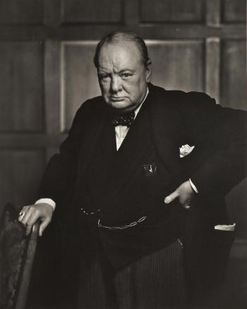 Winston Churchill, 1941 by 
																	Yousuf Karsh
