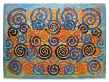 Spiral Painting II by 
																	Phillip Taaffe