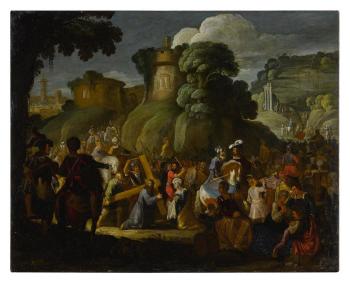 Christ on the road to Calvary by 
																	David Teniers