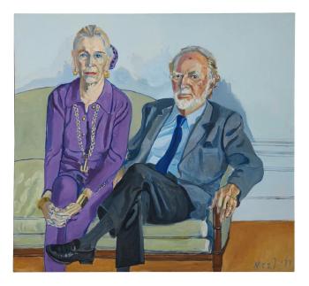 Henry and Sally Hope by 
																	Alice Neel