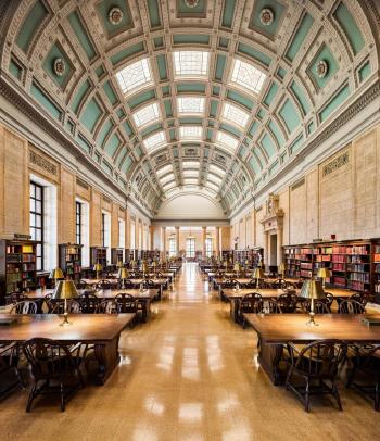 Loker Reading Room  Widener Library, Harvard University, Cambridge by 
																	Ahmet Ertug