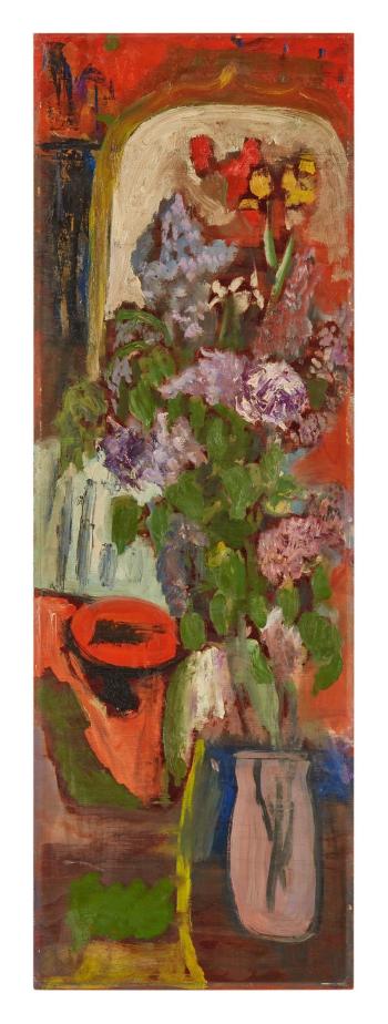 Hydrangea and Hyacinth by 
																	Jane Freilicher