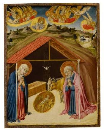 Nativity by 
																	 Sano di Pietro