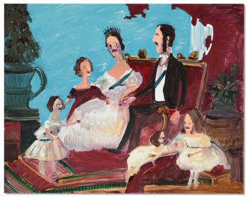 Victoria and Albert (The Royal Family) (After Franz Xaver Winterhalter) by 
																	Genieve Figgis