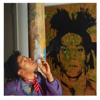 JeanMichel Basquiat, New York by 
																	 Tseng Kwong Chi