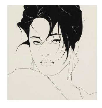 Study for Untitled by 
																	Patrick Nagel