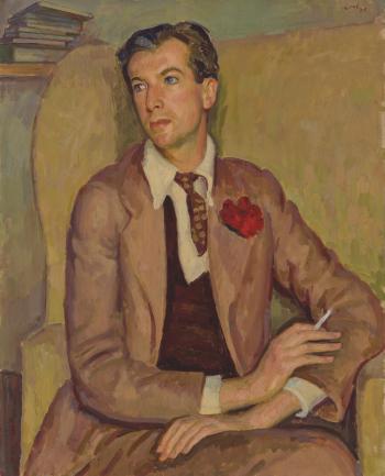Portrait of Cecil Beaton by 
																	Henry Lamb