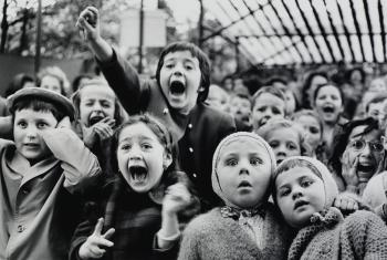 Children at a Puppet Theatre, Paris by 
																	Alfred Eisenstaedt