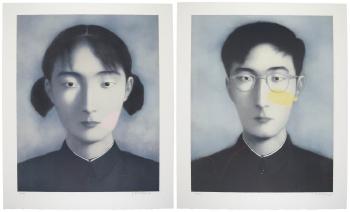 BloodlineBig Family Series (Two Works) by 
																	 Zhang Xiaogang