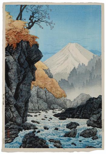 Ashitakayama fumoto (The Foot of the Mount Ashitaka) by 
																	Shotei Takahashi