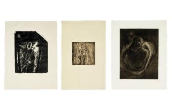 Three prints by the artist by 
																	Susan Rothenberg